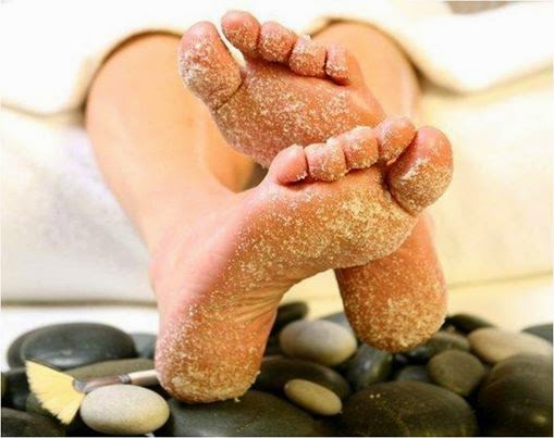 Recipe : Cooling Foot Scrub