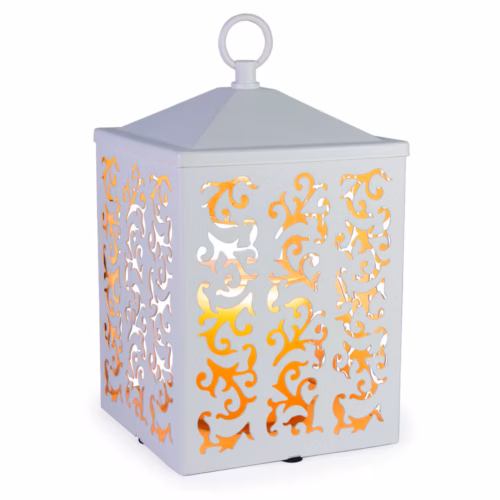Candle Warmers Etc: White Cottage Lantern
