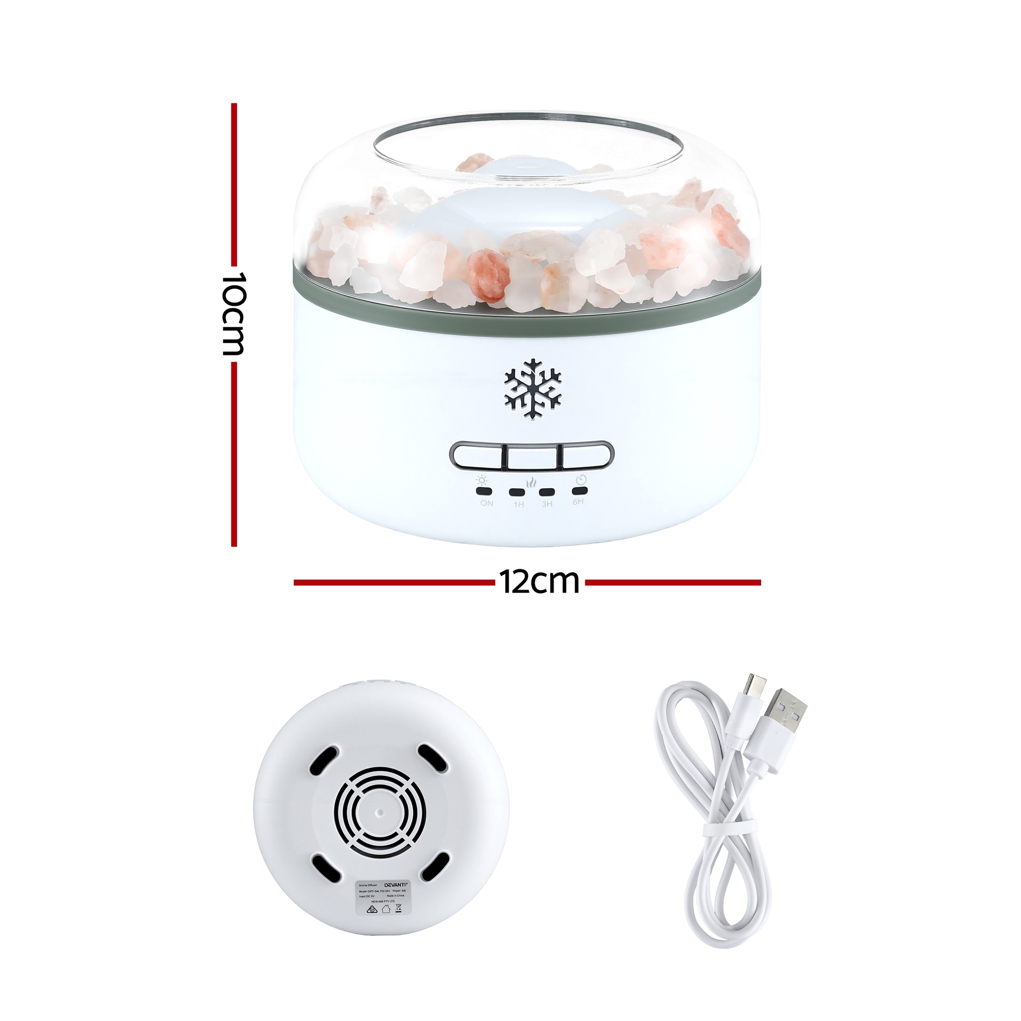 Devanti: Salt Lamp Aroma Diffuser - Image 6