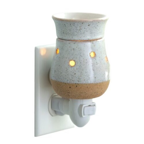 Candle Warmers Etc: Rustic White Pluggable Fragrance Warmer