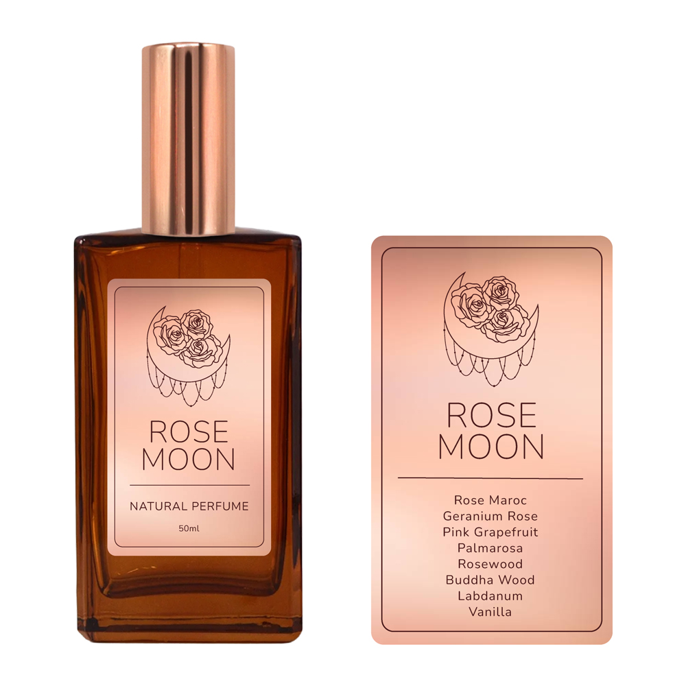 Rose Moon Rising: Rose Moon Natural Perfume - 50ml - Image 2