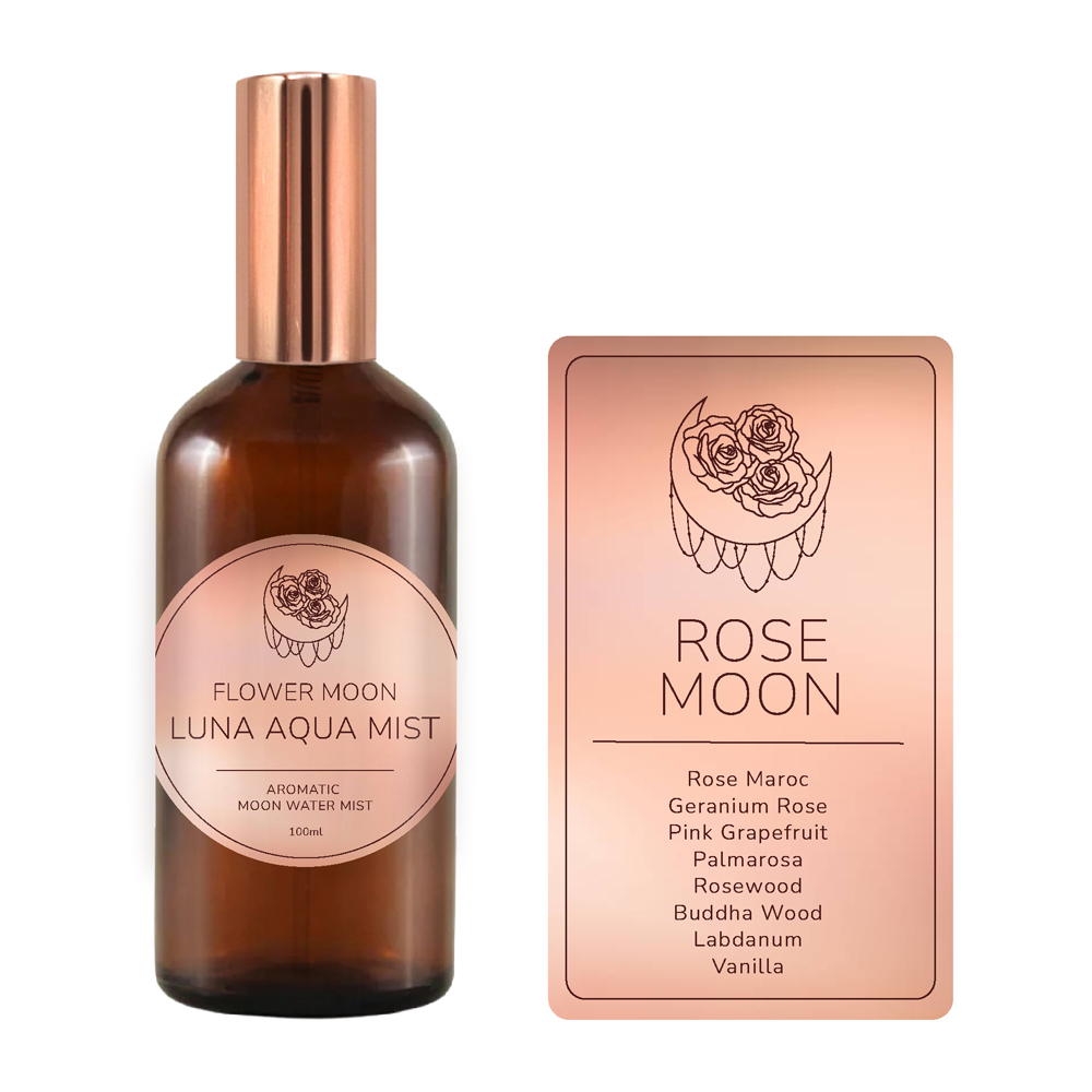 Rose Moon Rising: Flower Moon Luna Aqua Mist - 100ml - Image 2