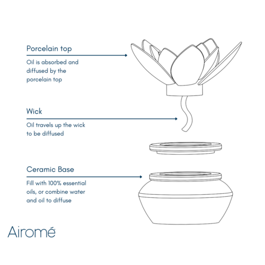Airome: Bloom Porcelain Passive Diffuser - Image 5