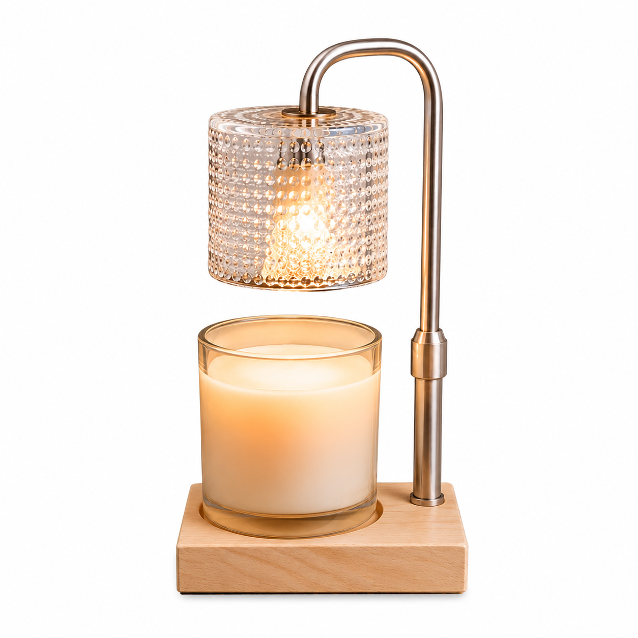 Candle Warmers Etc: Silver Hobnail Candle Warmer Lamp