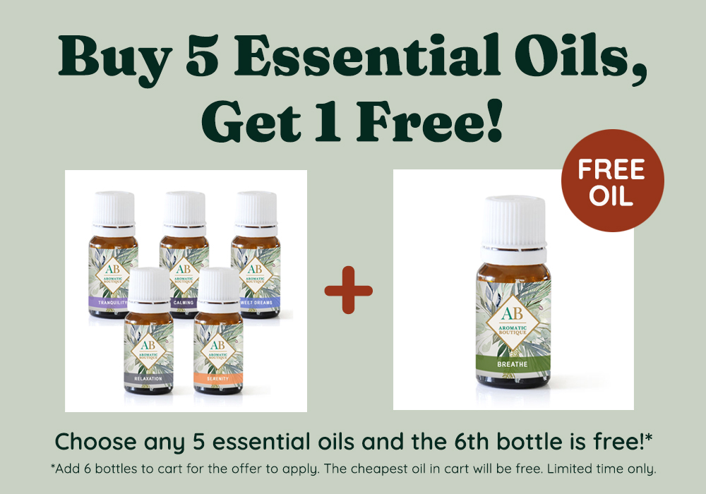 Buy 5 Essential Oils, Get 1 Free