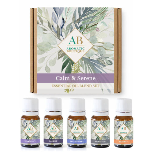 Aromatic Boutique: Calm & Serene Essential Oil Blend Set
