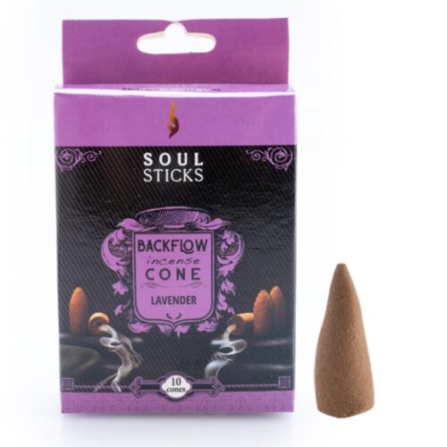Soul Sticks Lavender Backflow Incense Cones