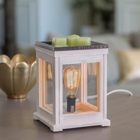 Candle Warmers Etc: Weathered Wood Vintage Bulb Illumination Warmer - Image 3