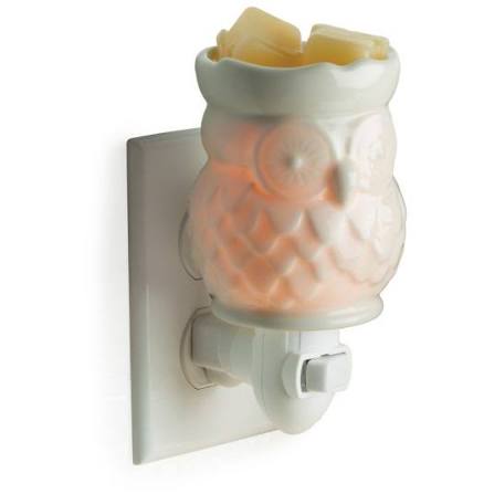 Candle Warmers Etc: White Owl Pluggable Fragrance Warmer